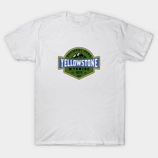 Yellowstone National Park Wyoming Camping Hiking Climbing T-Shirt